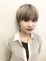 デヴェロペ(Devellope.)&nbsp;【Devellope.】ショートマッシュ　ブロンドベージュ　ハイトーン