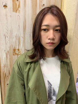 フェイスデコ アヴェダ セカンド(FACE DECO AVEDA/2nd) 外ハネミディアムヘア