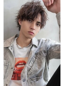 メゾンバイハバナ(maison by HAVANA) メンズビジネスツーブロックアップバング束感ショートマッシュ