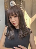 コワファーストナガサキシャンプーボーイ(COIFF1RST NAGASAKI SHAMPOO BOY)&nbsp;小顔バンク×シアーベージュ