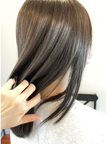 フィーロ バイ ストリング(filo by string) 【filo 明比】美髪！ 髪質改善TR × つや感スモーキーグレージュ