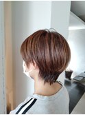 丸みショートスタイル