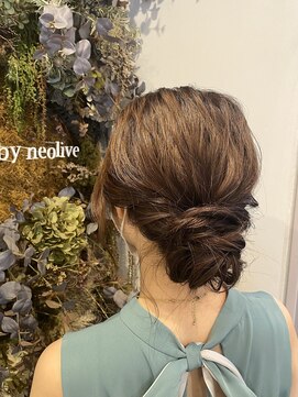 バブ バイネオリーブ(Bab by neolive) ゆるふわシニヨン☆