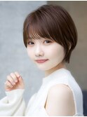 前髪ありショート20代30代40代【AIN.表参道】川原大地