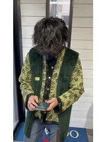 ハグ 横浜(HUG)&nbsp;色気＊波巻きスパイラルパーマ＊マッシュウルフ