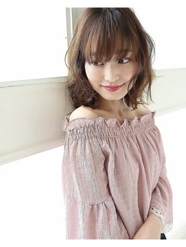 フレーム 博多店(FRAME) 【FRAME】大人可愛い★ふんわりミディ