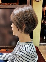 ハピネス クローバー 学園前店(Happiness CLOVER)&nbsp;大人かわいい☆ショート/小顔/ショートボブ/レイヤー/白髪/前髪