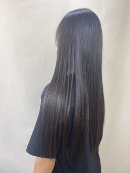 ビューティーサロン カワチ 中庄駅前店(Beauty Salon KAWACHI)の写真/髪質にあった施術で傷んだ髪を補修しながら手触りのいいストレートに♪酸性ストレートパーマで艶髪が叶う＊