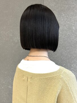 ロンド 表参道店(Lond) 切りっぱなしボブ タッセルボブ 韓国ボブ 美髪 表参道