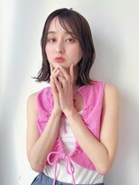 フィーリーカラー 大阪梅田店(feery color)&nbsp;グレージュベージュショートボブショートレイヤーブリーチ学割