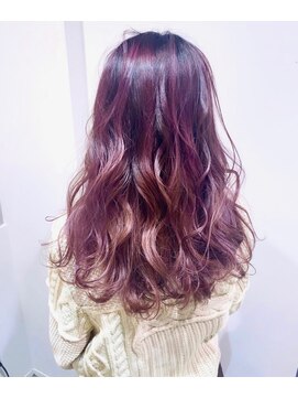 ブルー 盛岡店(BLUE) #ピンクブロッサム#艶カラー