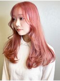 大人可愛い大人美人くすみカラーピンクベージュ