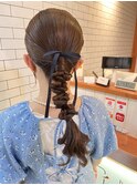 結婚式ヘアセット