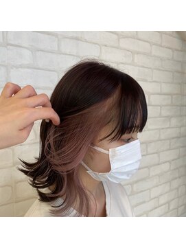 ビスイル 秋葉原店(Vis ill) 大人美人透明感カラーインナーカラーハイトーンピンク