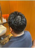 ツーブロショート<理容室>