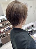 大人可愛いトップふんわりショートボブ◎