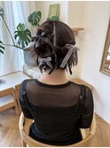ボブの方に大人気！リボンヘアセット〇関内美容室