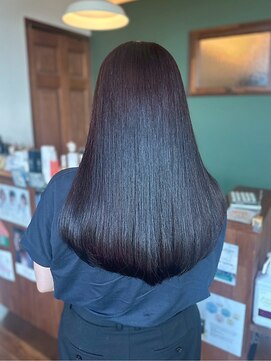 シェール(cher) 髪質改善ストレート/ロング/ブラウン【cher西宮北口:MAYA】