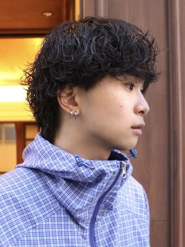 トッド(tod) シャドウパーマ ルーズパーマ メンズパーマ ビジネスパーマ 眉毛