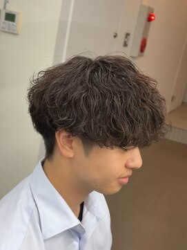 プルーブトウキョウ 渋谷(PROVE TOKYO) 爽やかビジネスツーブロック無造作ナチュラル波巻きパーマ