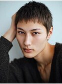 フェザーショート/刈り上げショート/ニュアンスデザイン/メンズ