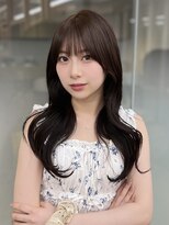 ソラ 広尾店(SORA)&nbsp;レイヤーカット/グレージュ/顔周りカット