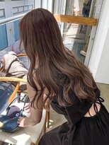 エンネ 新宿(enne)&nbsp;チャコール/オリーブグレー/レイヤーカットダブルカラー韓国新宿