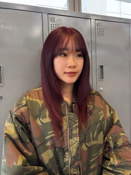 ゲーム 下北沢(GAME) ダブルカラー/大人レイヤー/ミルクティーベージュ/ウルフ/下北沢