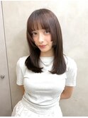 姫カットミディアム