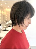シークレットハイライト、癖を活かしたショート［谷合