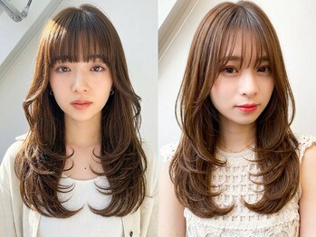 アース 天満橋店(HAIR & MAKE EARTH)の写真/天満橋★大人の褒められヘアを創る高い技術で、朝のスタイリングが簡単にきまる★韓国風カットもお任せ♪