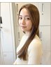 【カラーとストレート一緒にしたい方】カット+ナチュラルストレート+カラー