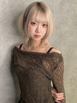 ローリン(Rolling)&nbsp;【Motoki】20代/ボブレイヤー/ブロンドベージュ/天神大名
