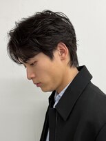 ツーダブル 大阪梅田(WW..) ツイストスパイラルパーマ波巻きスパイラル刈り上げマッシュ