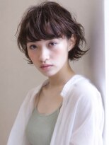キース ヘアアンドメイク 恵比寿(kith. hair&make)&nbsp;透明感ブラウン/ショートミディ/ボブレイヤー/バングカール