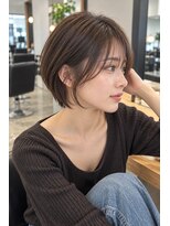 FRAMES 南浦和店【11月6日OPEN（予定）】&nbsp;ショートボブ髪型20代30代40代前髪あり前髪なし面長丸顔南浦和