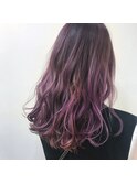 vivid pink hair