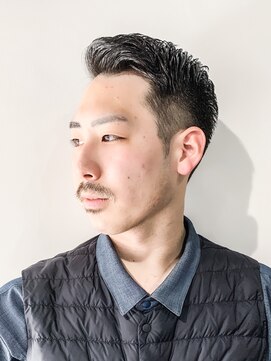 フジヤマ バーバー ショップ(FUJIYAMA BARBER SHOP) ショートレイヤーソフトツーブロック ビジカジ