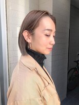 デイジードゥ(Daisy duex)&nbsp;ハイベージュ切りっぱなしボブ