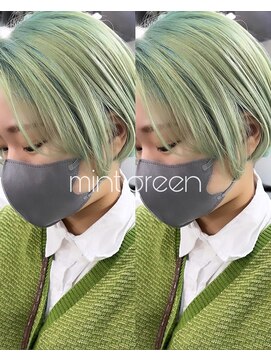 ラキングキョウト(LA KING KYOTO) 10代20代韓国風/ミントグリーン/ルーツカラー