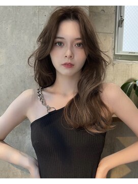 サイン 表参道(SIGN) バレイヤージュハイライトカラーインナーカラーレイヤーカット