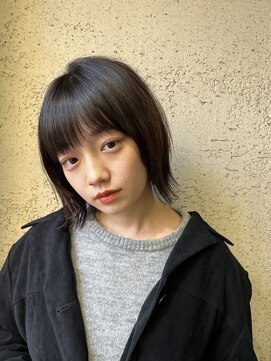 ロンドプロフィール 浦和(Lond profil) 【ワンランク上のボブ】切りっぱなしボブペールベージュ【浦和】