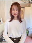 ネオウルフ レイヤーカット 透明感 ニュアンスカラー 小顔カット