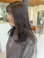 グレージュカラーミルクティーカラーインナーカラーダブルカラー