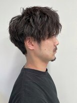 メンズツイストスパイラルパーマスタイル