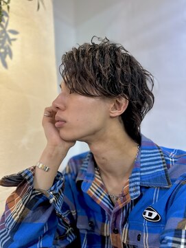 クラウドヘアー CLOUD HAIR 波巻きスパイラルパーマメンズマッシュパーマツイストパーマ