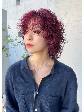 ディーン 名駅店(DEAN) 名駅名古屋【ピンクパープルカラー・パーマ】DEAN