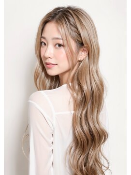 ミュウ(MYU) 透明感 大人カールハイライトカラーミルクティーベージュ