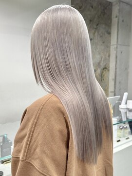 ソル ジングウマエ(SOL JINGUMAE) ホワイトベージュカラーインナーカラーグレージュカラーブリーチ