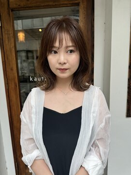 カウチ(Kauti) ミルクティーベージュカラー!